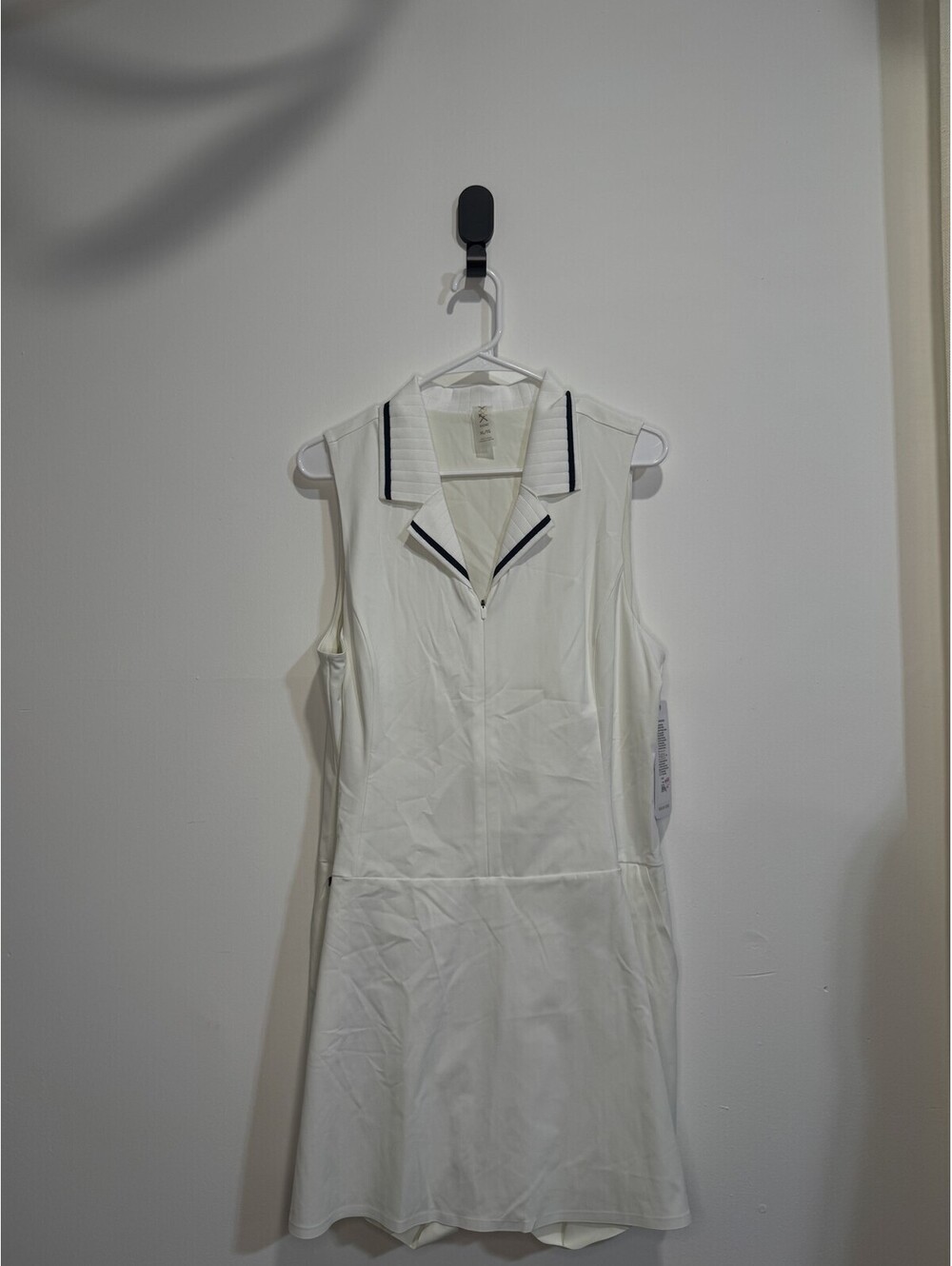 RHONE Birdie Dress Cream/Ivory XL Mini Built-In Shorts